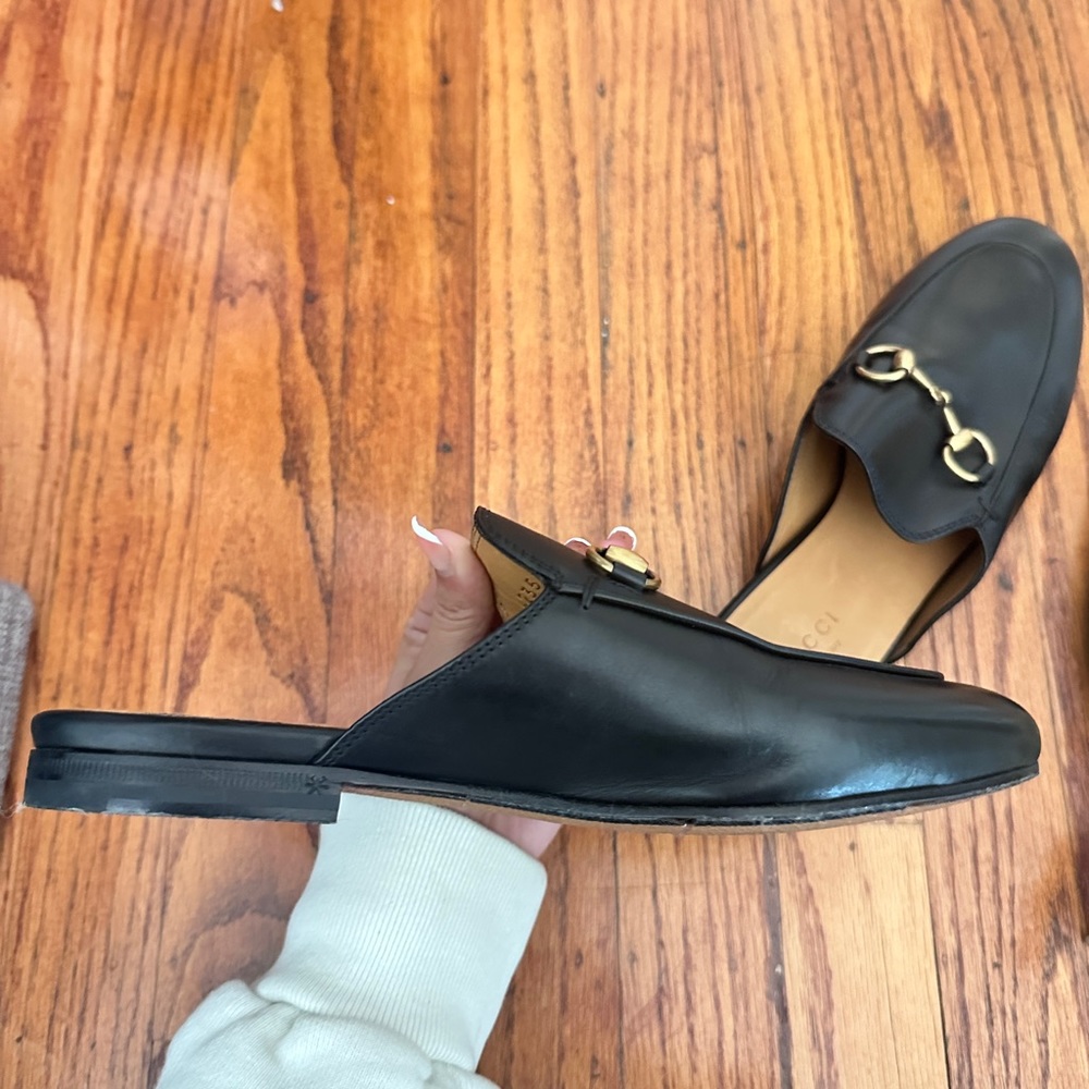 Gucci Princeton Horsebit Accent Mules - Picture 3 of 3